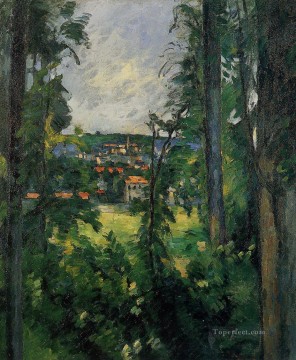 Auvers Vista desde el cercano Paul Cezanne Pinturas al óleo